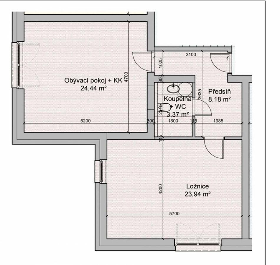 Apartman Nad Terasou Říčky Eksteriør billede